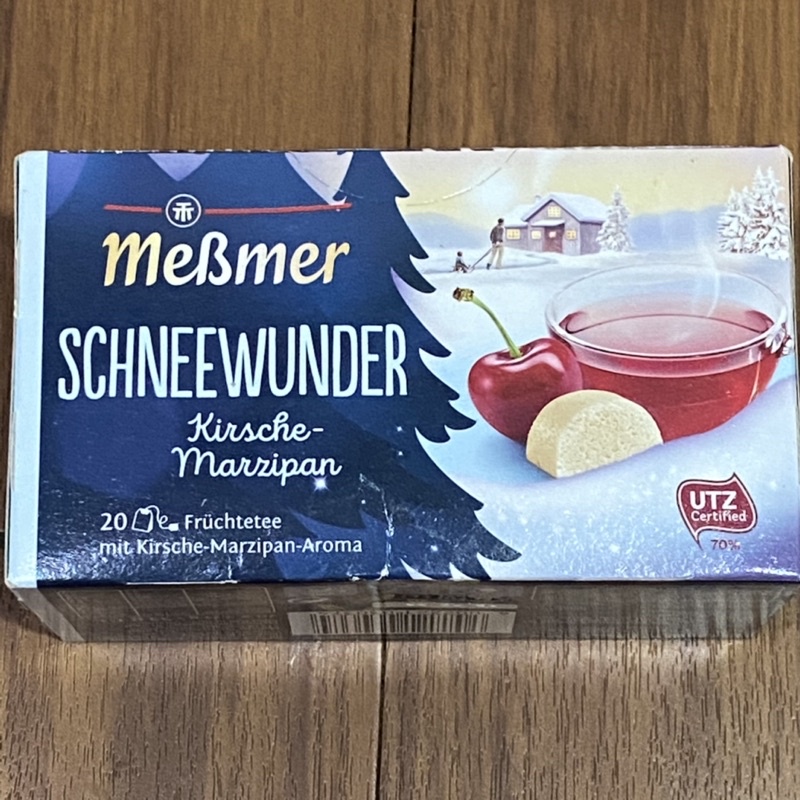 德國帶回 🇩🇪 美思茶 Meßmer Schneewunder冰雪奇蹟 櫻桃扁桃仁香味Vegan (20包）