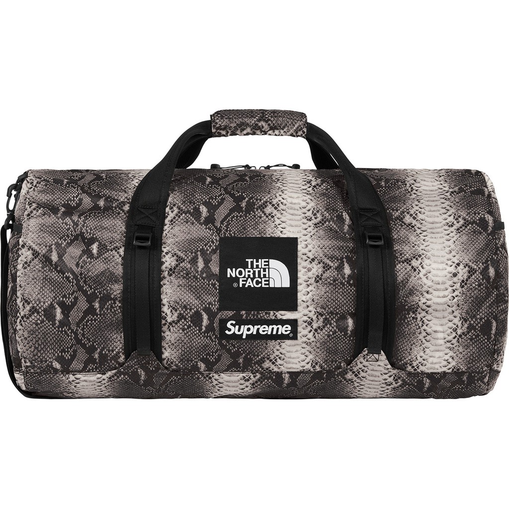 【紐約范特西】預購 SS18 Supreme TNF Snakeskin Flyweight Duffle 旅行袋