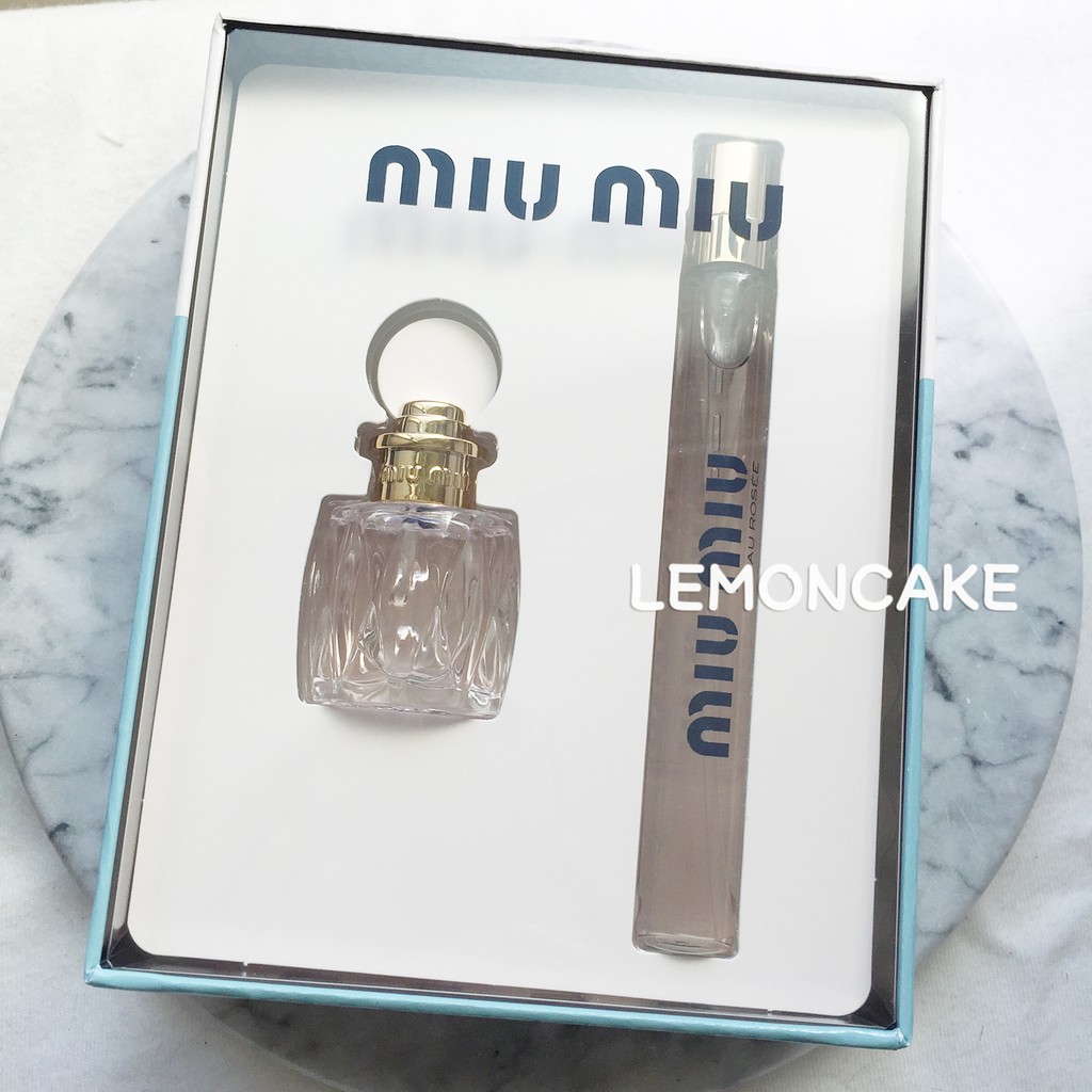 現貨 MIU MIU mini 香水組 Miu Miu 粉色嬉遊淡香水 香水禮盒