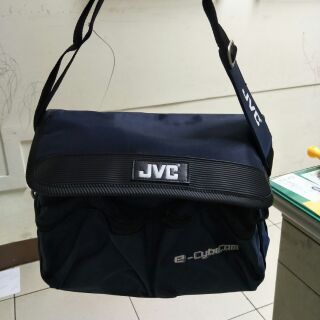 深藍色JVC 多夾層攝影機相機加厚保護包背袋