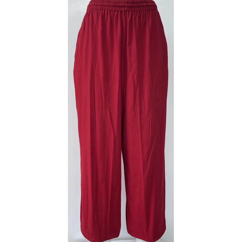 K15 紅色精梳棉 功夫褲 束口褲 燈籠褲 寬褲 有口袋 太極褲 瑜珈 武術 大尺碼 台灣製造