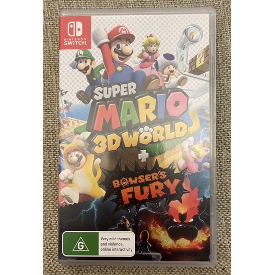 SWITCH 超級瑪利歐 3D 世界 + 狂怒世界 Super Mario  歐美澳版（支援繁體中文)