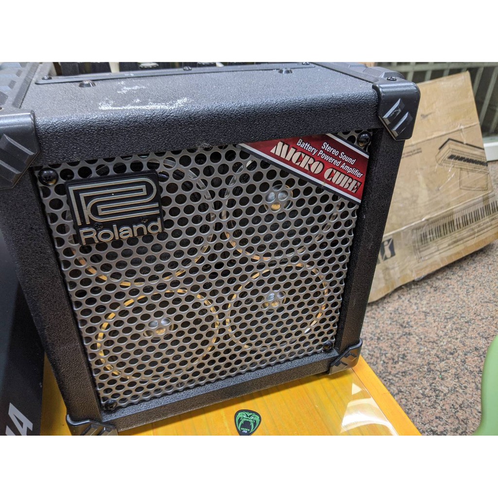 律揚樂器之家二手5W 音箱ROLAND MICRO CUBE RX 吉他音箱麥克風音箱練習用音箱| 蝦皮購物