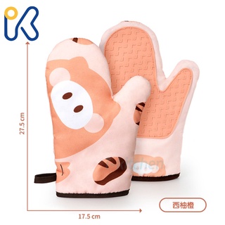 愛廚房~棉麻矽膠廚房手套 隔熱手套 布手套 矽膠手套