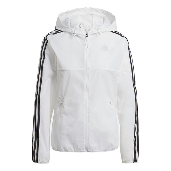 【ADIDAS】W WB 女裝 運動 外套 三線 白 上衣 -GQ0564