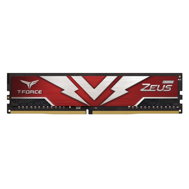 TEAM十銓 T-FORCE ZEUS 宙斯系列 DDR4-3200 16G CL20 桌上型超頻記憶體 終身保固