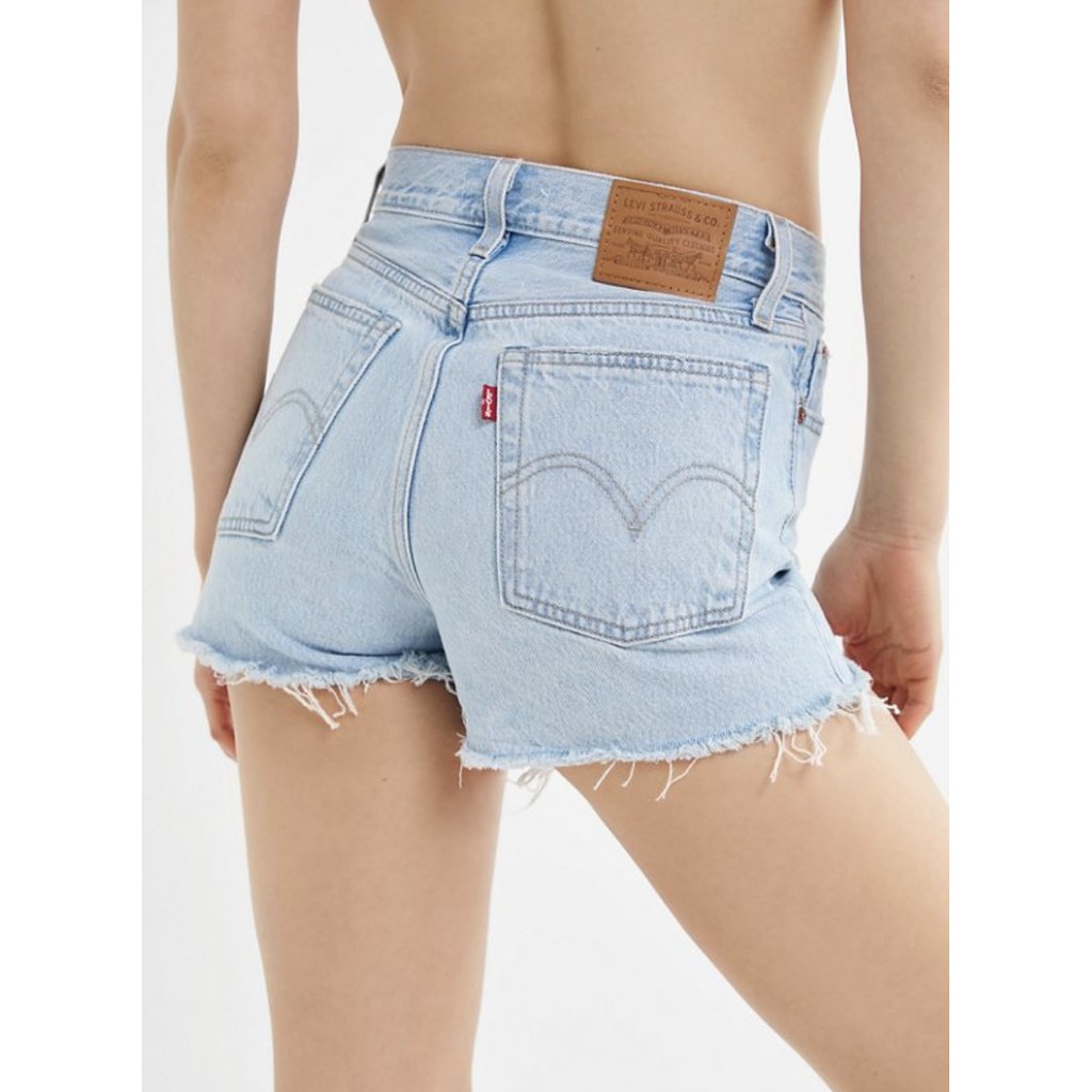 levi's high rise jean shorts