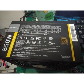 antec 550w 銅牌 power 電源供應器