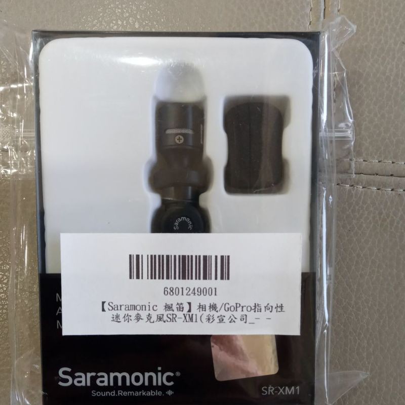 【Saramonic 楓笛】相機/GoPro指向性迷你麥克風SR-XM1(彩宣公司貨