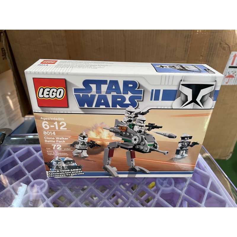 「3個合購組合」LEGO 樂高 8014 星戰系列-Clone Walker Battle Pack