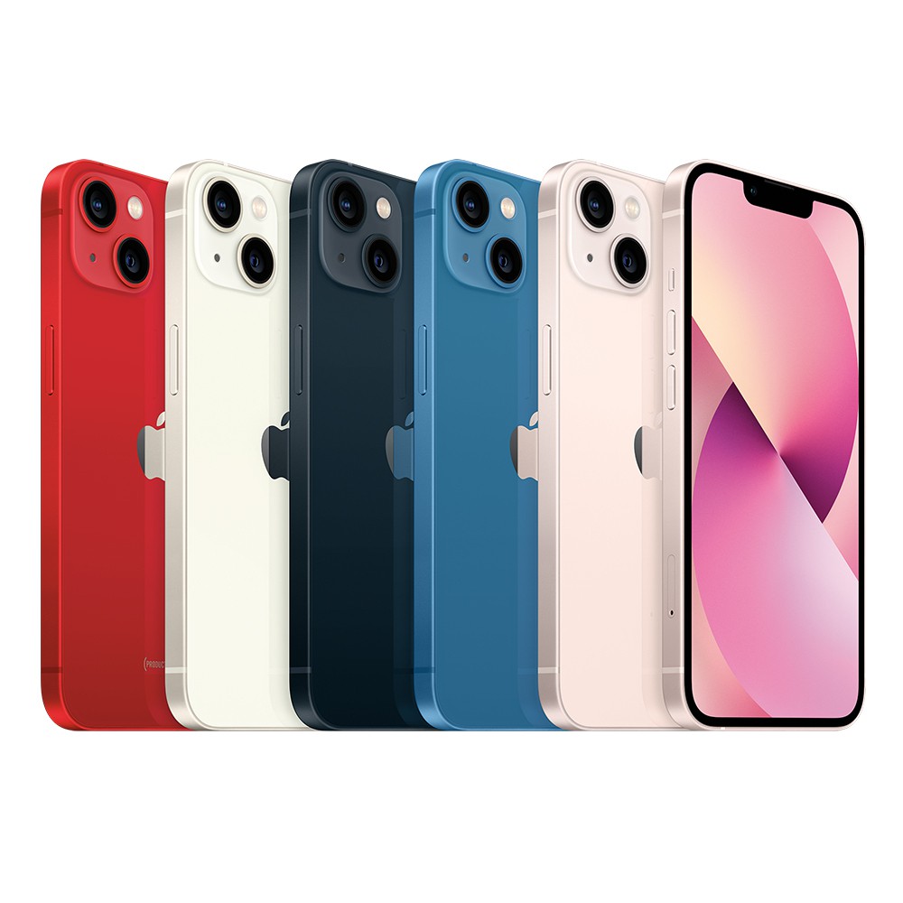 Apple iPhone 13 mini 256G 5.4吋 A15晶片/支援5G 黑/白/粉/紅/藍 現貨 廠商直送