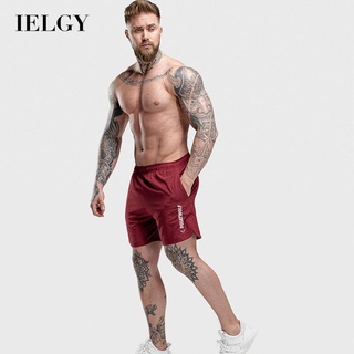 IELGY 男士健身潮流運動短褲