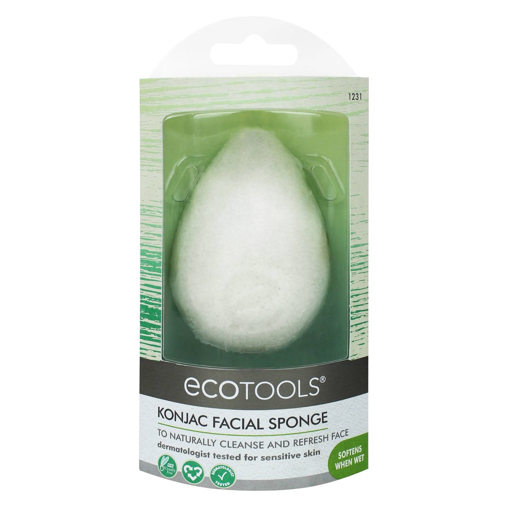 美國  EcoTools~新款 EcoTools Pure Complexion 敏感肌膚專用# 1231 海綿蛋