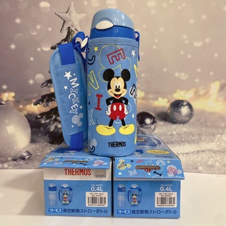 膳魔師 DISNEY 米奇 304 不銹鋼真空保冷瓶 FHL-401FDS-BLS 攜帶式保溫瓶 兒童瓶 吸管 健康