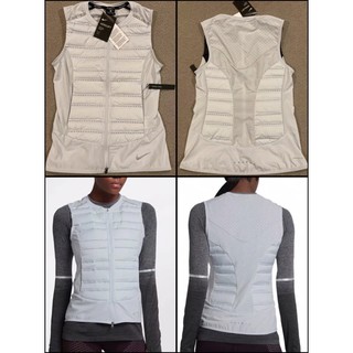 NIKE AEROLOFT VEST 女子白色 羽絨背心 路跑 馬拉松