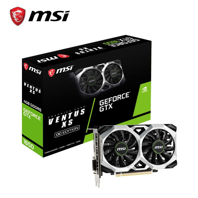 MSI GTX1650 D6 VENTUS XS OC 顯示卡 全新 蘆洲可自取📌附購買證明 自取價5290