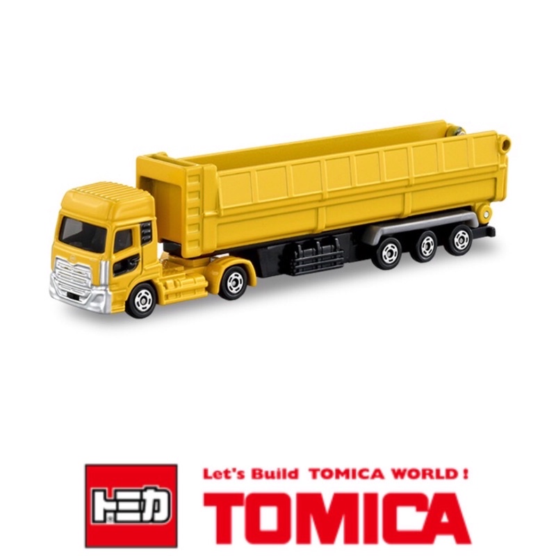 Tomica No. 147 多美 小汽車  砂石車 沙石車 黃色砂石車 UD TRUCKS 2021年 新車貼