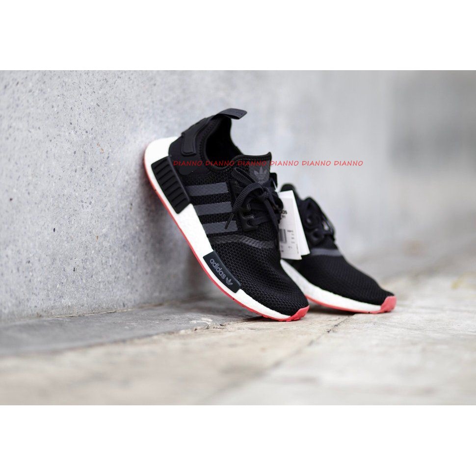 帝安諾 - 出清 Adidas NMD R1  限量 女鞋 男鞋  黑紅 黑白 紅底 粉紅 CQ2413 BB7588