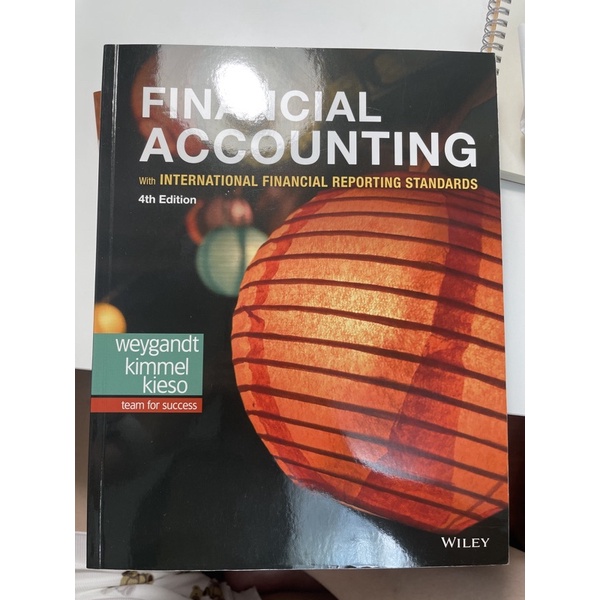 Wiley financial accounting會計 課本+解答