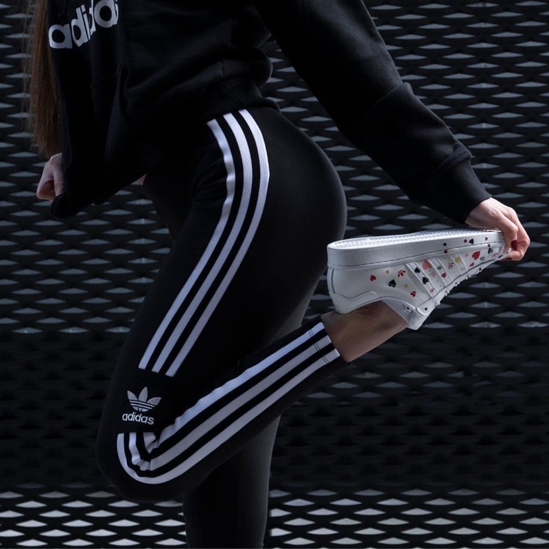 【Adidas】 • 女款內搭休閒運動褲