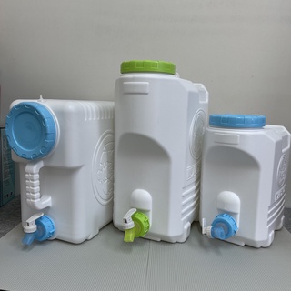 臺灣製 生活水箱 25L/20L/10L 白色水箱 水桶 手提水桶 露營水箱 儲水箱