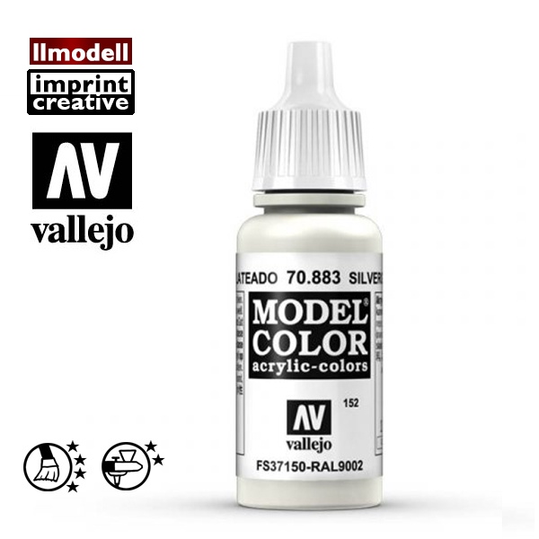 AV Vallejo 銀灰色 70883 Silver Grey 模型漆鋼彈水性漆壓克力顏料 Acrylic
