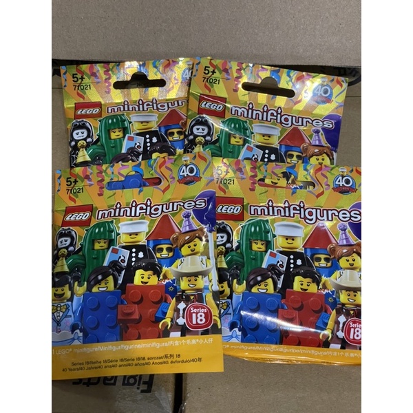 【頑樂高】樂高 LEGO 71021 人偶包 第十八代 全新未拆袋 火龍 蛋糕 蜘蛛男 牛仔