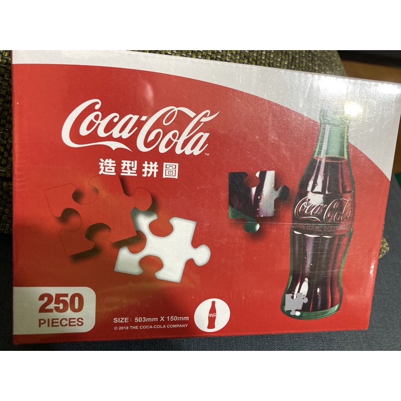 「新品」可口可樂造型拼圖250片