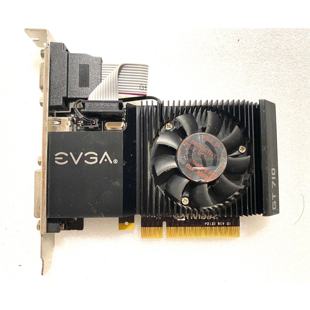 EVGA 艾維克 GT710 1GB DDR3 LP 64Bit PCI-E 圖形加速卡