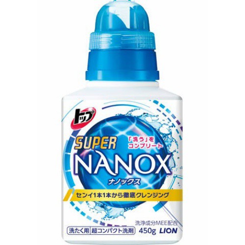 日本製 LION NANOX 奈米洗淨 奈米樂 超濃縮洗衣精 450g / 400g