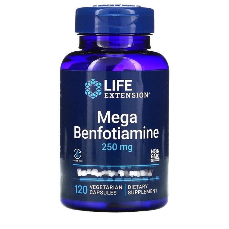 Life Extension Mega Benfotiamine 苯磷硫胺 250mg 120粒 代購服務