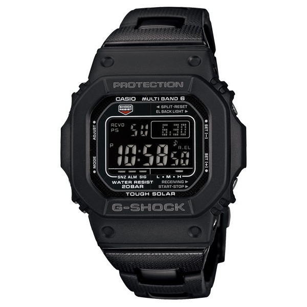 【CASIO】卡西歐 G-SHOCK  複合式錶帶 太陽能 電波錶 GW-M5610BC-1 台灣卡西歐保固一年