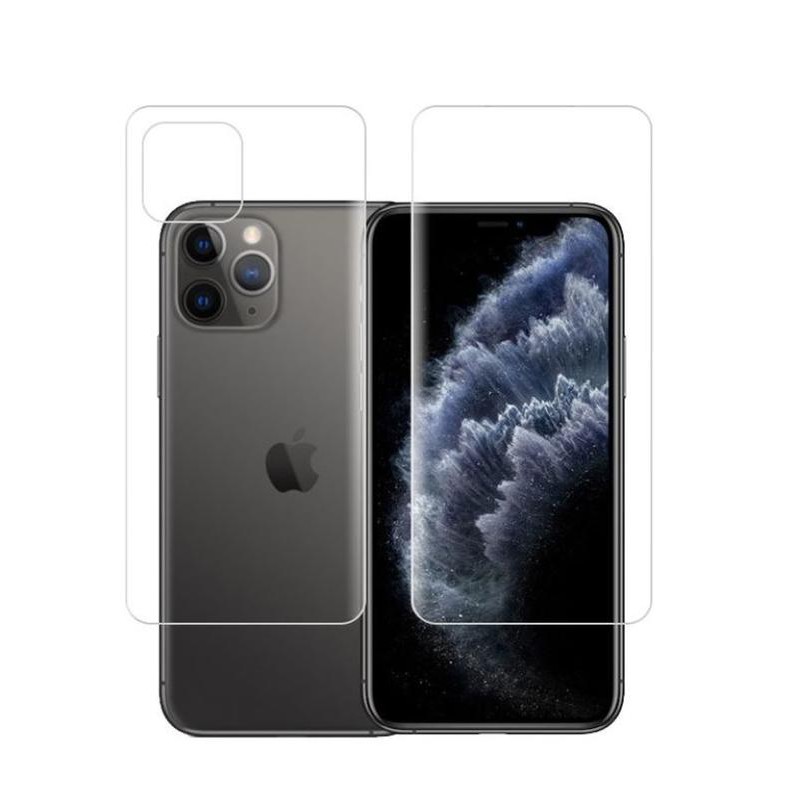 【以柔化鋼】蘋果 iPhone 11 Pro Max 水凝膜 高透光 磨砂 霧面 抗藍光 滿版軟膜 螢幕保護貼 貼膜