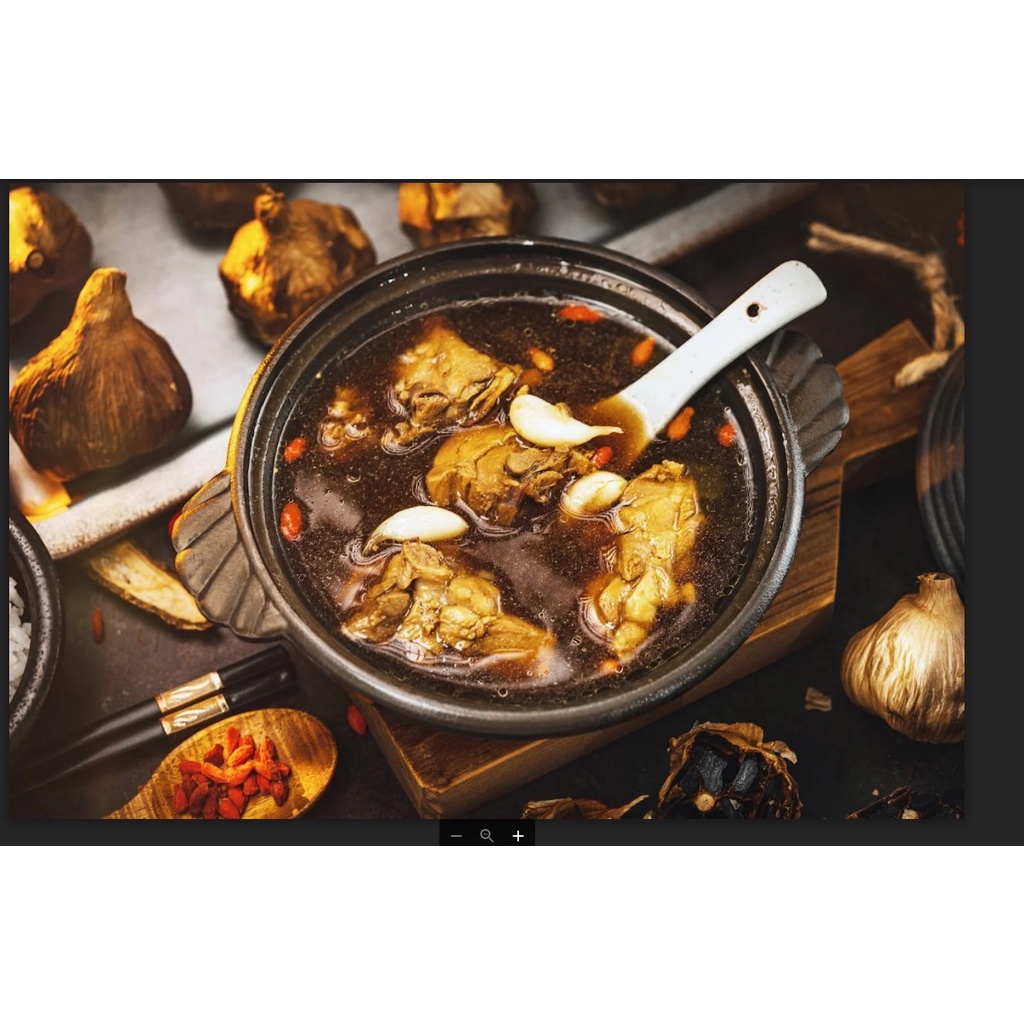 【挑食】黃金黑蒜雞湯500±5g 4入裝-超美味冷凍料理包/調理包/冷凍食品