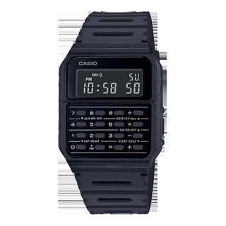 【八度空間】CASIO 卡西歐 復古計算機電子錶 (黑色的反轉液晶) (全黑) CA-53WF-1B