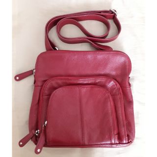 加拿大品牌 DANIER 真皮／厚質牛皮斜揹包 側揹包