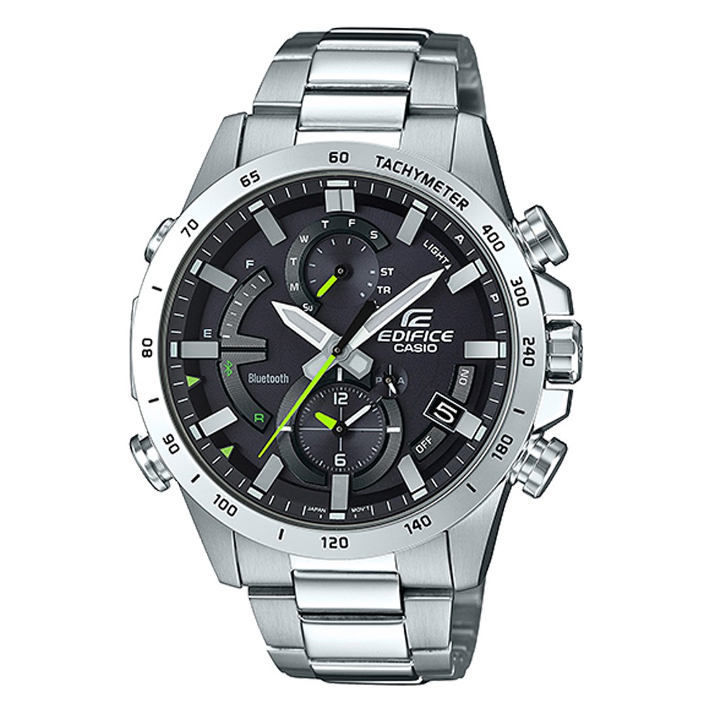 【CASIO】EDIFICE 螺絲鎖錶冠 太陽能 藍牙 EQB-900D-1A 原廠公司貨