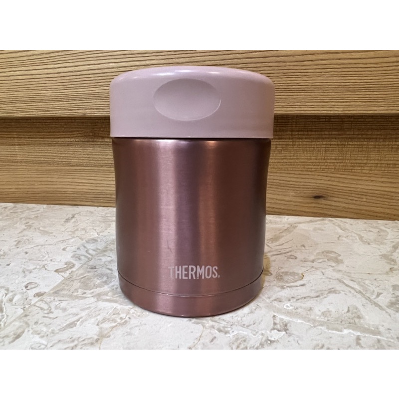 【二手】THERMOS膳魔師不鏽鋼真空保溫食物罐 燜燒杯0.3L (JCU-300-P)（含運）