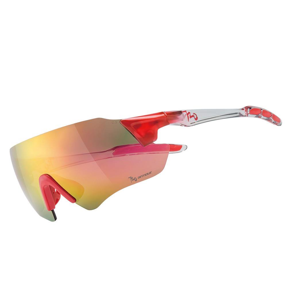720armour運動太陽眼鏡 kamikaze+ 系列 B369B6-34 螢光桔紅與水晶