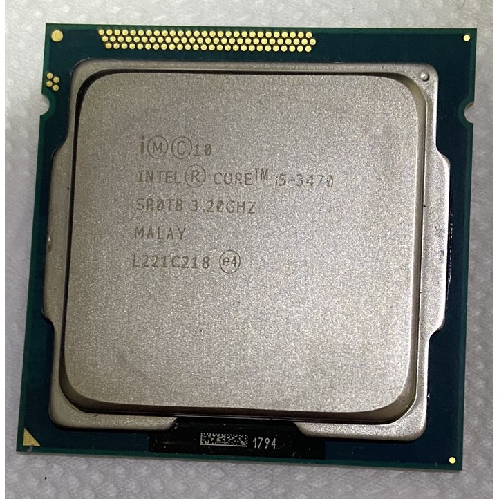 二手良品 intel i5 3470 四核心 LGA 1155 三代 i5 處理器