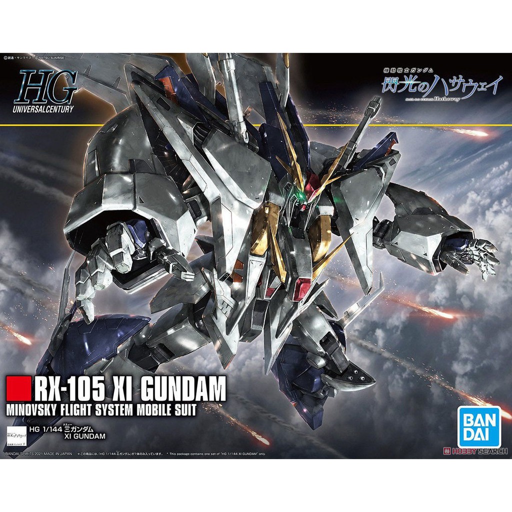 【鋼普拉】BANDAI 閃光的哈薩威 HGUC 1/144 #238 RX-105 XI GUNDAM Ξ鋼彈 XI鋼彈