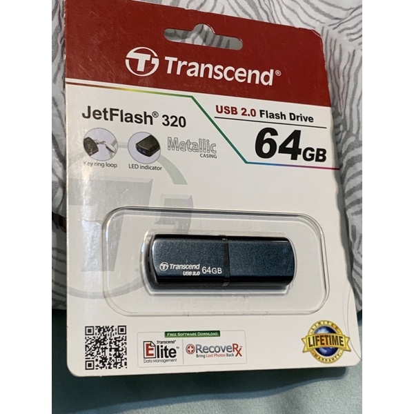 創見Transcend JetFlash 320 USB 2.0 64GB 隨身碟