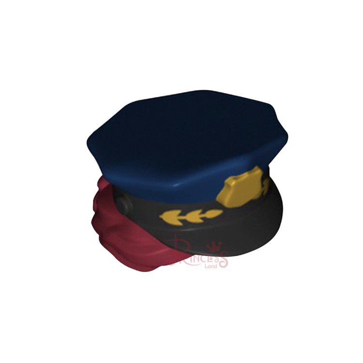 公主樂糕殿 LEGO 71017 蝙蝠俠電影 芭芭拉·高登 帽子 警察帽 深藍色 28430pb01 (A243)
