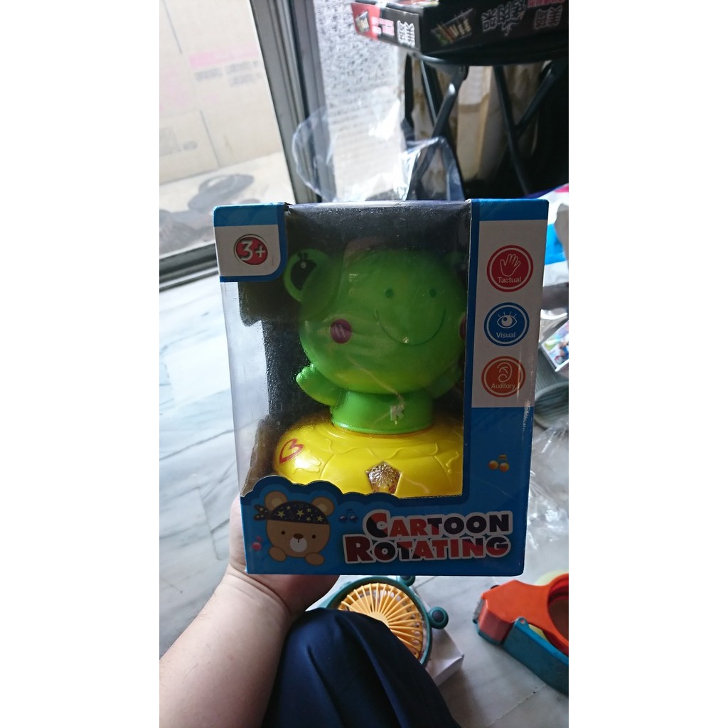 -兒童玩具~青蛙造型發光玩具車