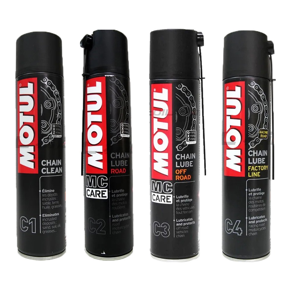 【易油網】MOTUL C1 C2 C3 C4 CHAIN CLEAN/CHAIN LUBE 噴霧式鍊條油