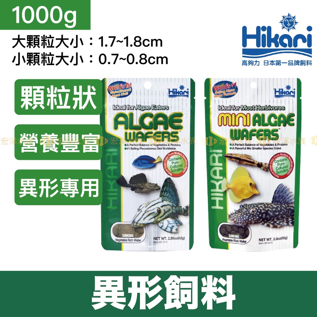 【高夠力Hikari-異形飼料】✅日本原裝(鼠魚 底棲魚 飼料 沉底 皇冠豹 三間鼠 異型飼料 魚飼料