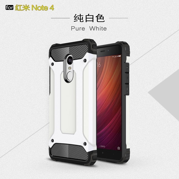 現貨 金剛鐵甲小米紅米note 4 4x 3 手機殼tpu Pc保護套全包防摔殼網紋散熱保護殼 蝦皮購物