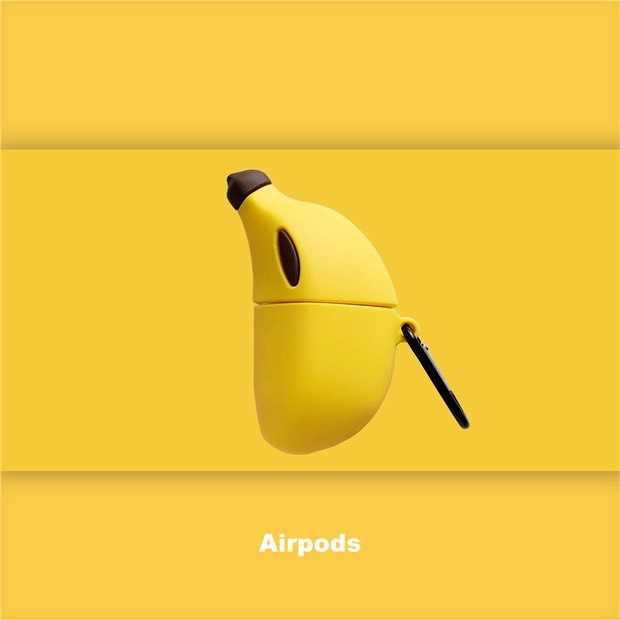 現貨超可愛 香蕉  Airpods pro 1/2代 保護套 airpods pro 防摔卡通矽膠保護套