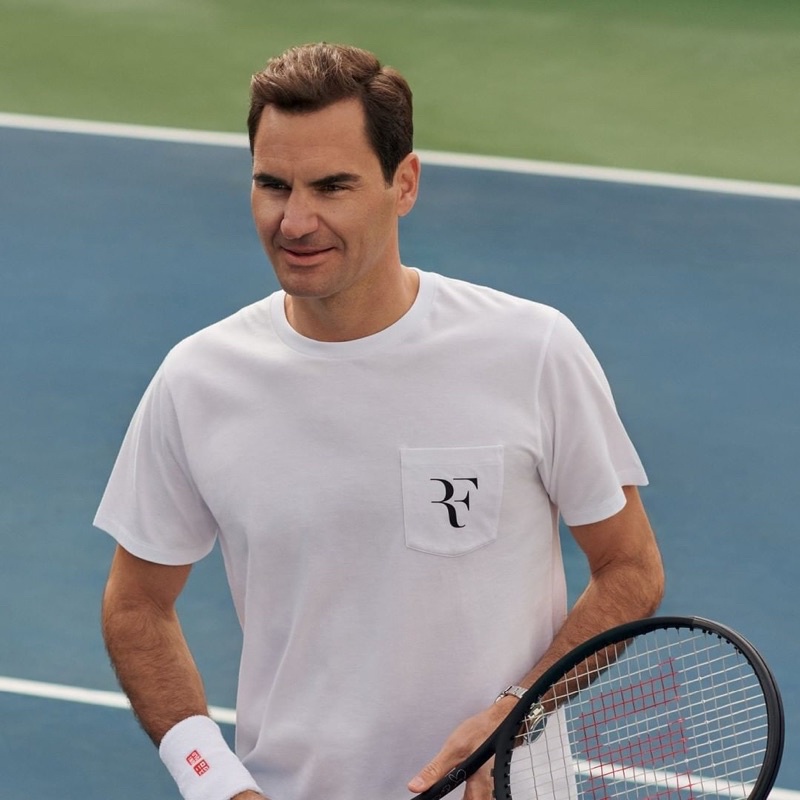 [代購]Uniqlo 費德勒 RF Roger Federer T-shirts(經典RF logo)