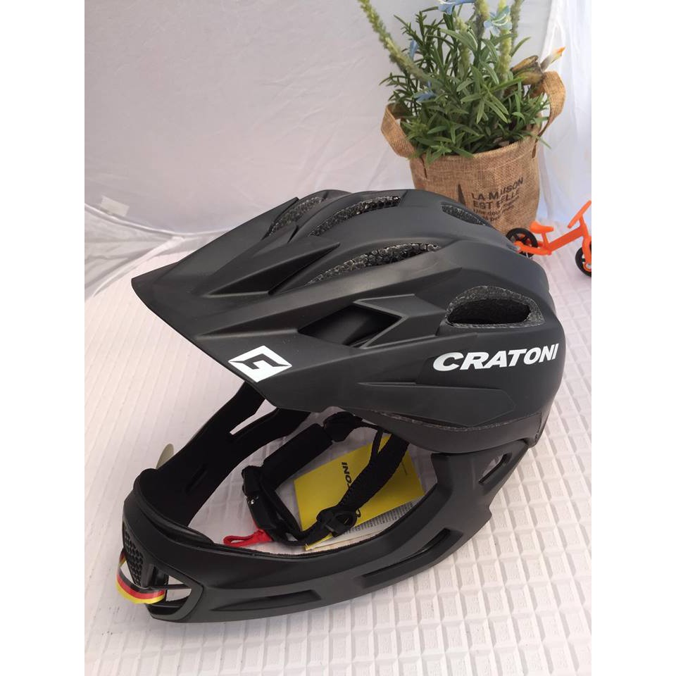 德國 CRATONI 全罩式安全帽pusa Bike快拆設計下巴防撞護寶貝滑步車